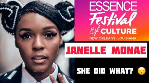 janelle monet flash|Janelle Monáe Flashes Breast At Essence Fest & Uncle Luke。